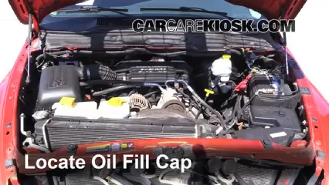 2005 Dodge Ram 1500 SLT 5.7L V8 Standard Cab Pickup (2 Door) Huile Ajouter de l'huile